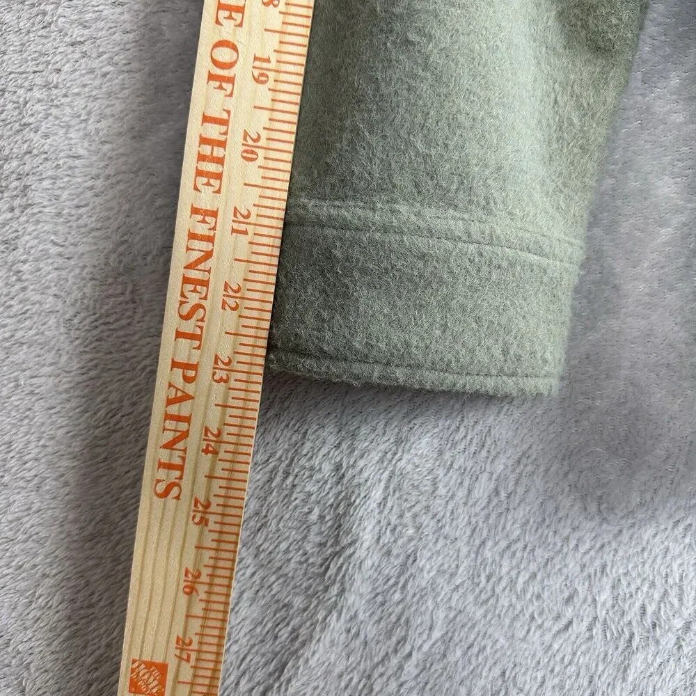 Hilary Radley Shacket Women Large Green Thick Shirt Jacket Preppy Casual Minimal - Picture 14 of 16